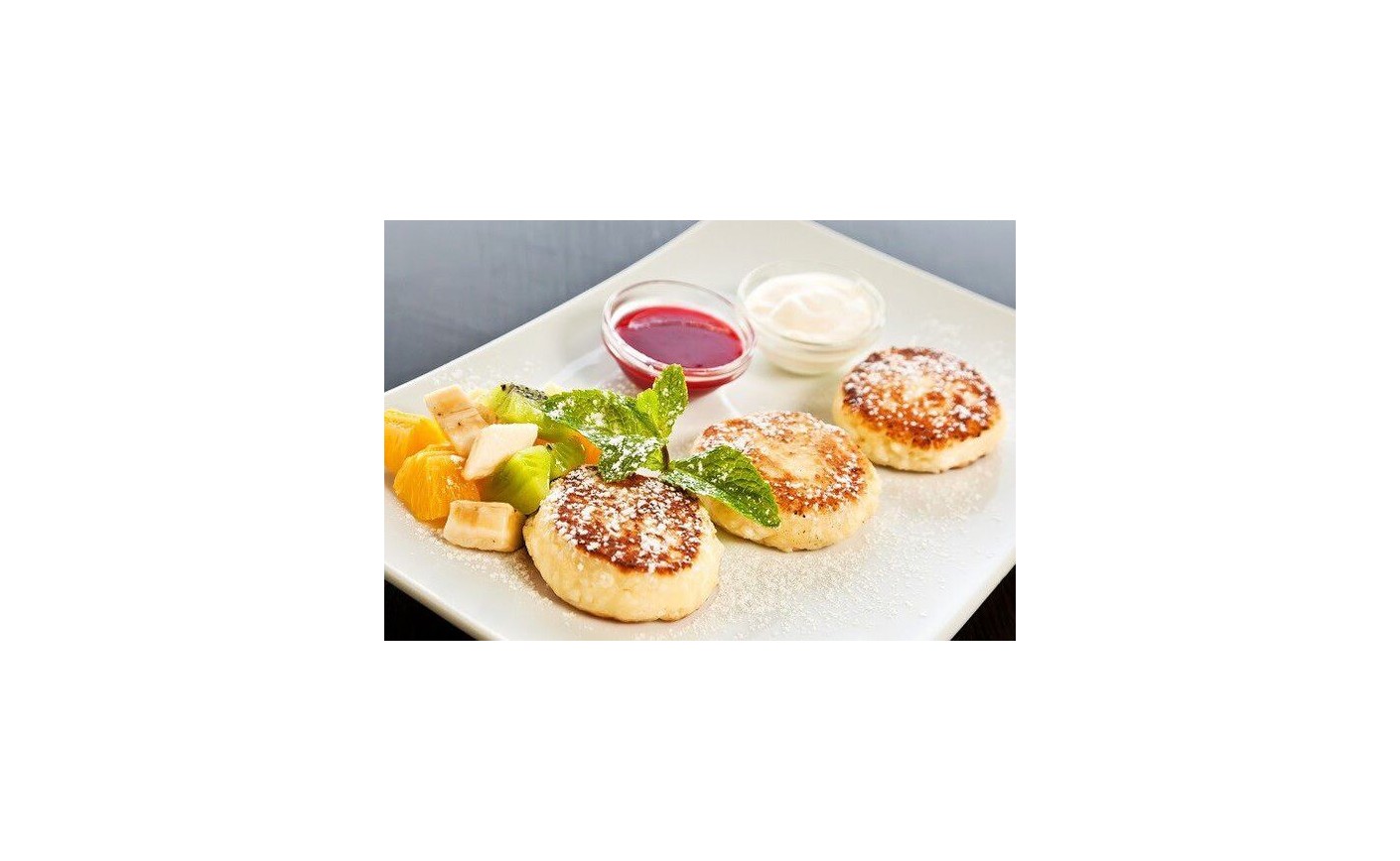 Syrniki  a base di ricotta per la colazione